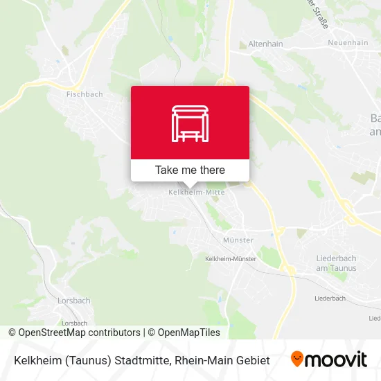 Карта Kelkheim (Taunus) Stadtmitte