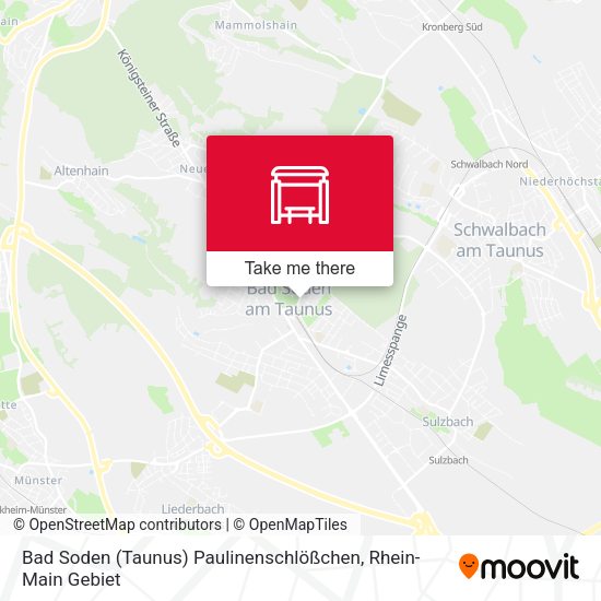 Bad Soden (Taunus) Paulinenschlößchen map