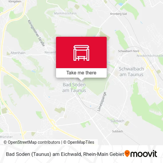 Карта Bad Soden (Taunus) am Eichwald