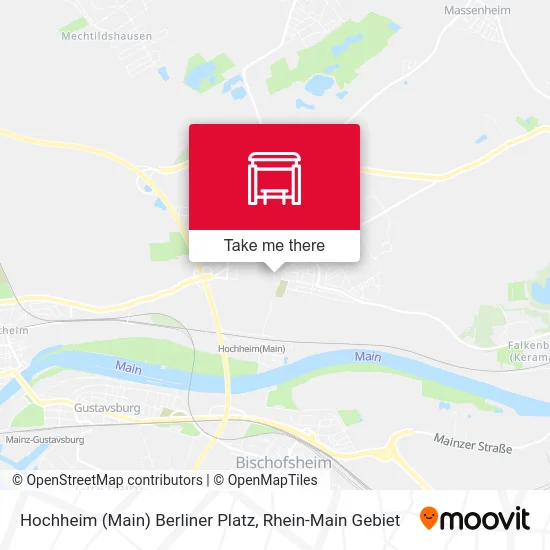 Карта Hochheim (Main) Berliner Platz