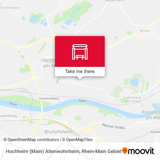 Hochheim (Main) Altenwohnheim map