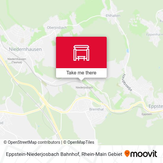 Eppstein-Niederjosbach Bahnhof map
