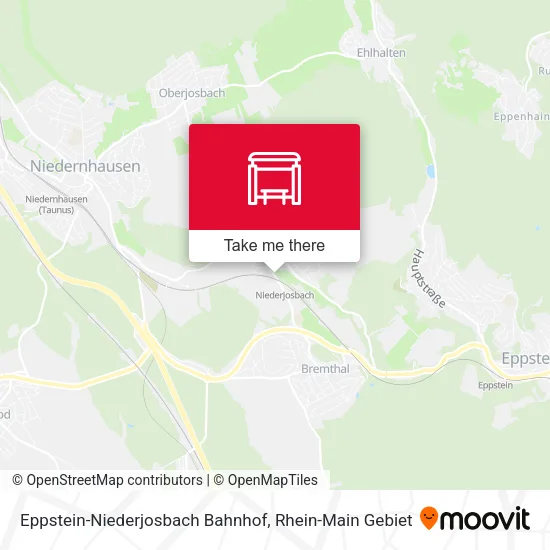 Карта Eppstein-Niederjosbach Bahnhof