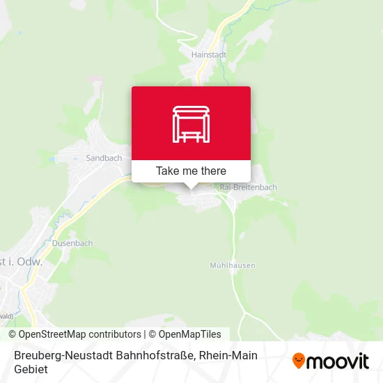 Карта Breuberg-Neustadt Bahnhofstraße