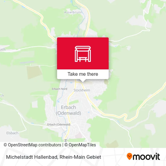 Карта Michelstadt Hallenbad