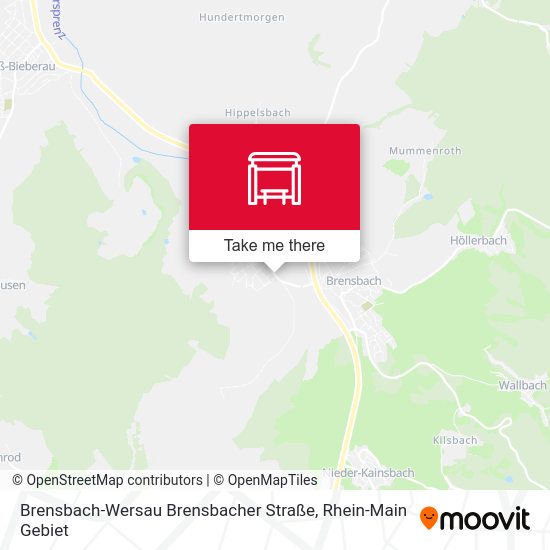 Brensbach-Wersau Brensbacher Straße map