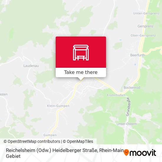 Reichelsheim (Odw.) Heidelberger Straße map