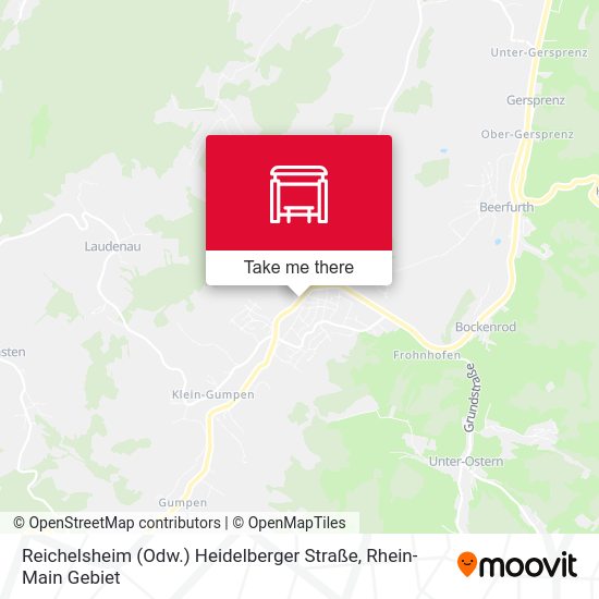 Reichelsheim (Odw.) Heidelberger Straße map