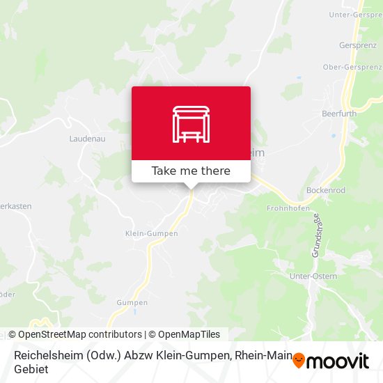 Reichelsheim (Odw.) Abzw Klein-Gumpen map