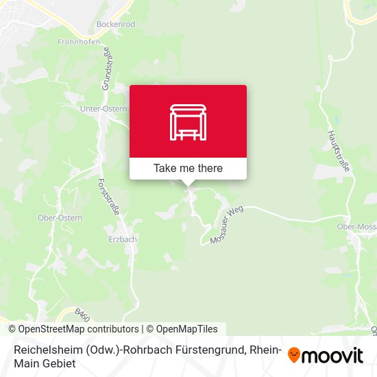 Reichelsheim (Odw.)-Rohrbach Fürstengrund map