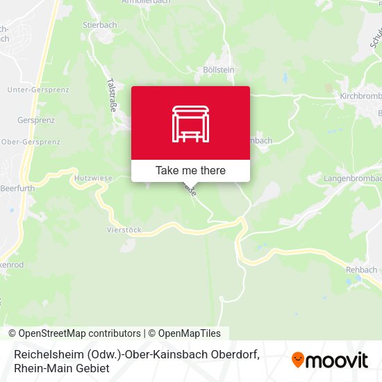 Reichelsheim (Odw.)-Ober-Kainsbach Oberdorf map