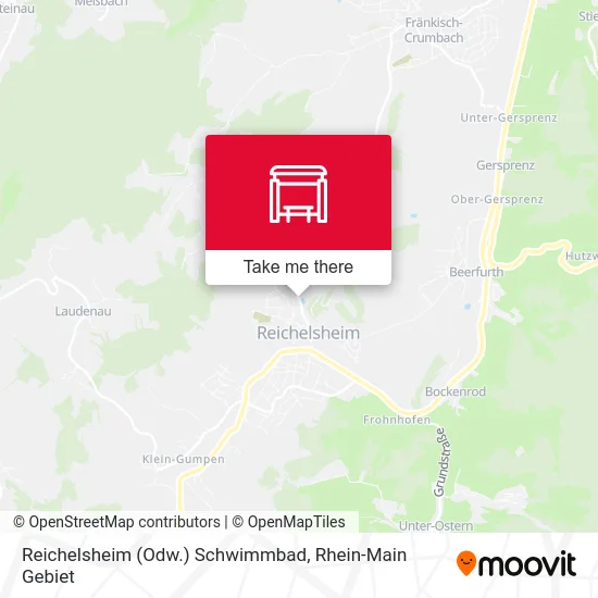 Карта Reichelsheim (Odw.) Schwimmbad