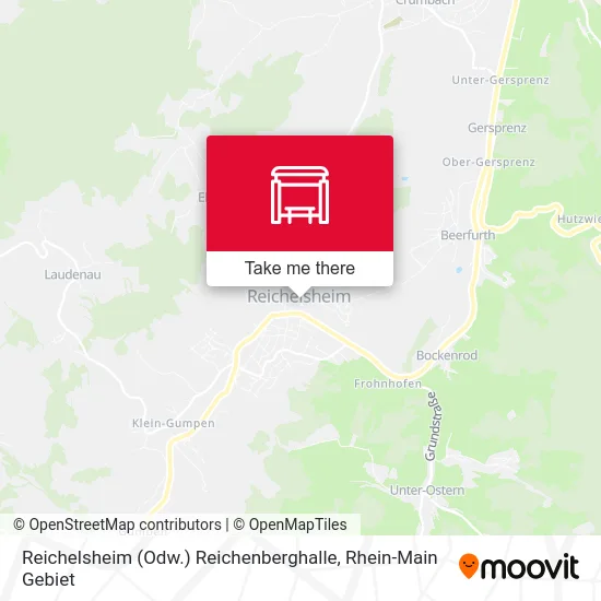 Карта Reichelsheim (Odw.) Reichenberghalle