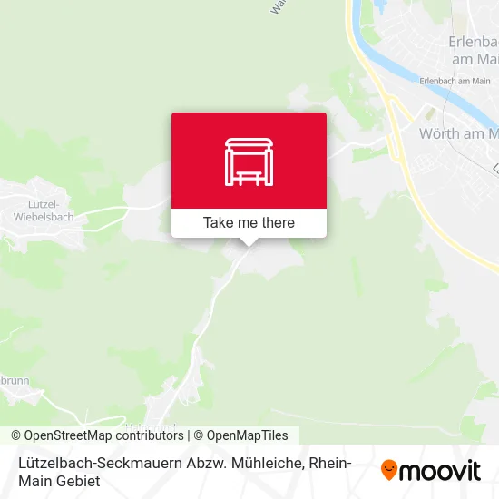 Карта Lützelbach-Seckmauern Abzw. Mühleiche