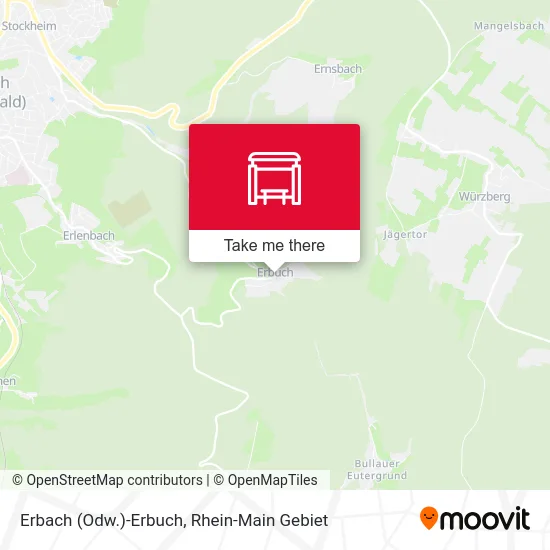 Карта Erbach (Odw.)-Erbuch