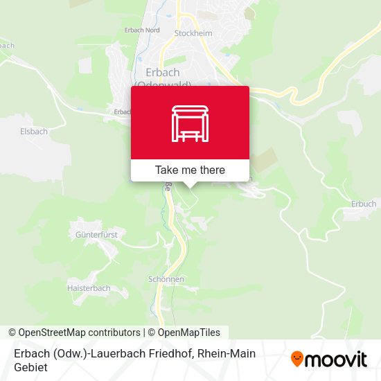 Erbach (Odw.)-Lauerbach Friedhof map