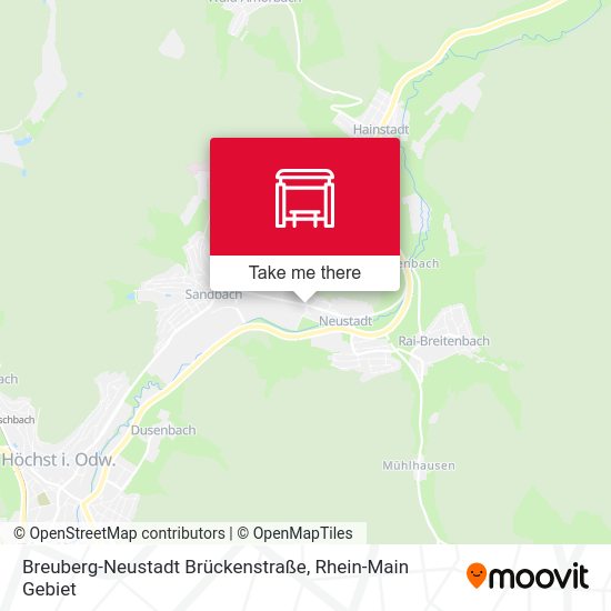 Breuberg-Neustadt Brückenstraße map