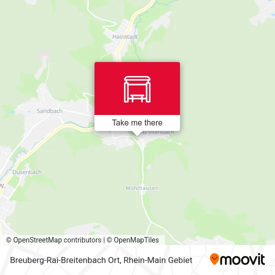Карта Breuberg-Rai-Breitenbach Ort