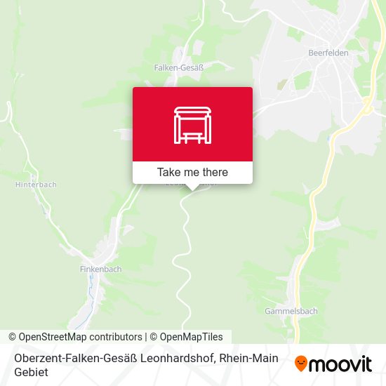 Oberzent-Falken-Gesäß Leonhardshof map