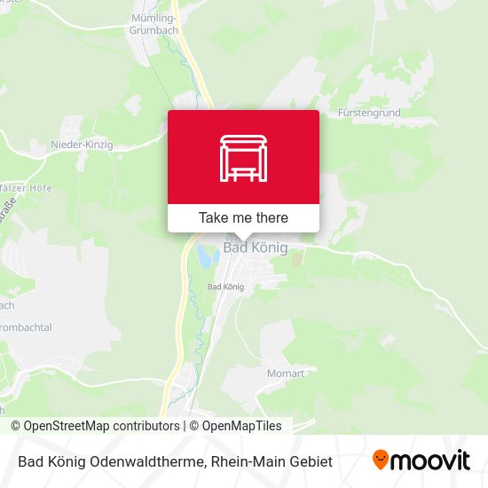 Bad König Odenwaldtherme map