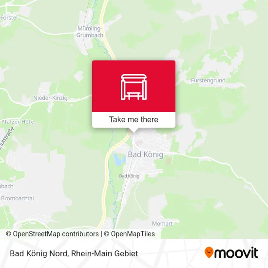 Карта Bad König Nord