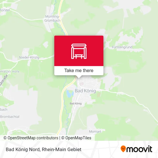 Карта Bad König Nord