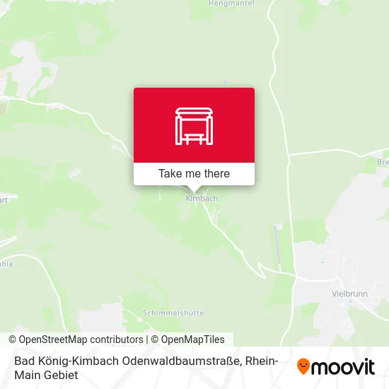 Карта Bad König-Kimbach Odenwaldbaumstraße