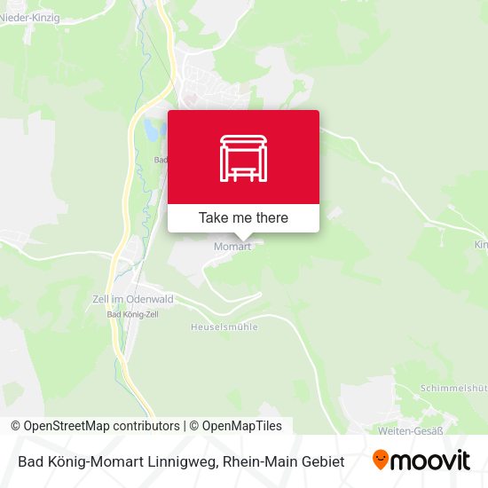 Bad König-Momart Linnigweg map