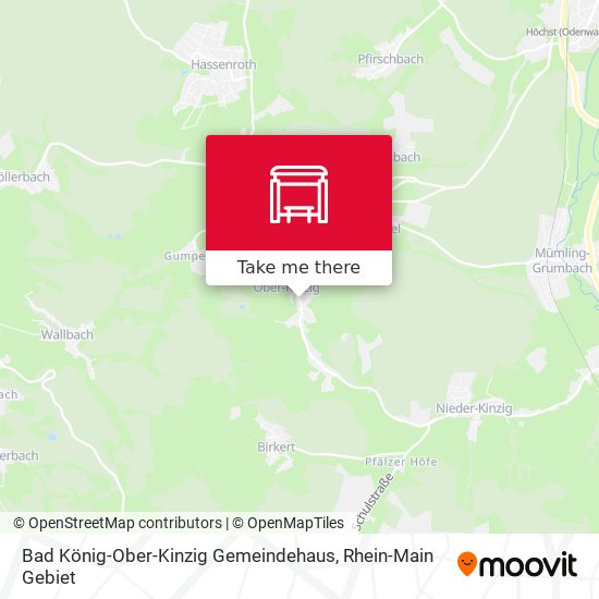 Bad König-Ober-Kinzig Gemeindehaus map