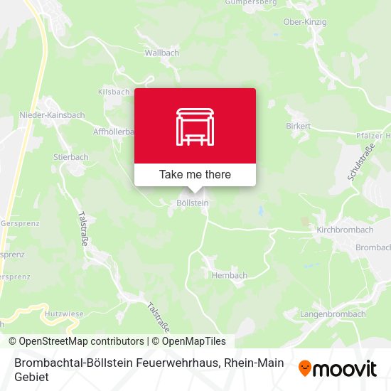 Карта Brombachtal-Böllstein Feuerwehrhaus