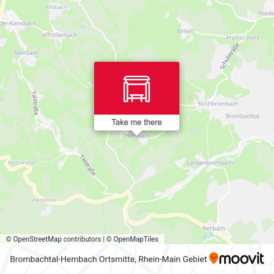 Карта Brombachtal-Hembach Ortsmitte