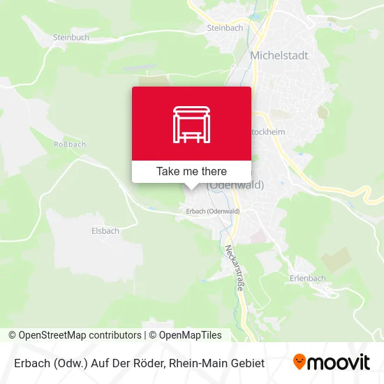 Карта Erbach (Odw.) Auf Der Röder