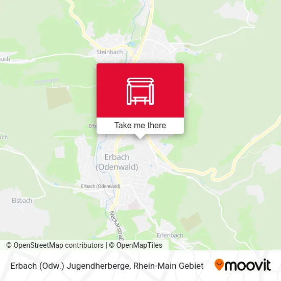 Карта Erbach (Odw.) Jugendherberge