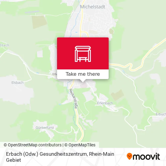 Карта Erbach (Odw.) Gesundheitszentrum