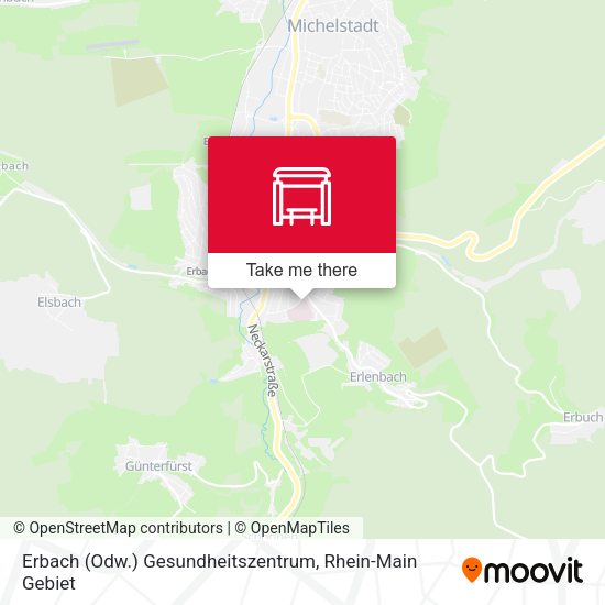 Erbach (Odw.) Gesundheitszentrum map