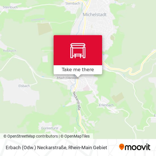 Erbach (Odw.) Neckarstraße map