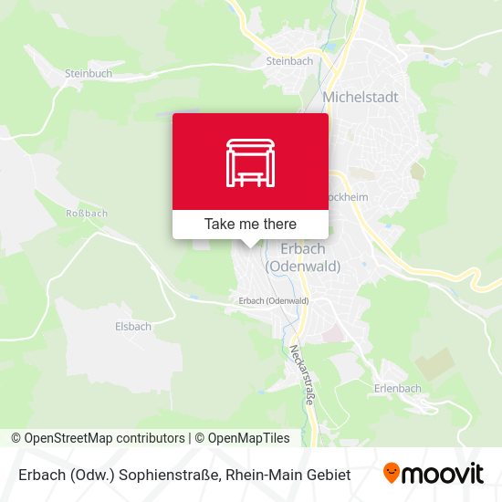 Erbach (Odw.) Sophienstraße map