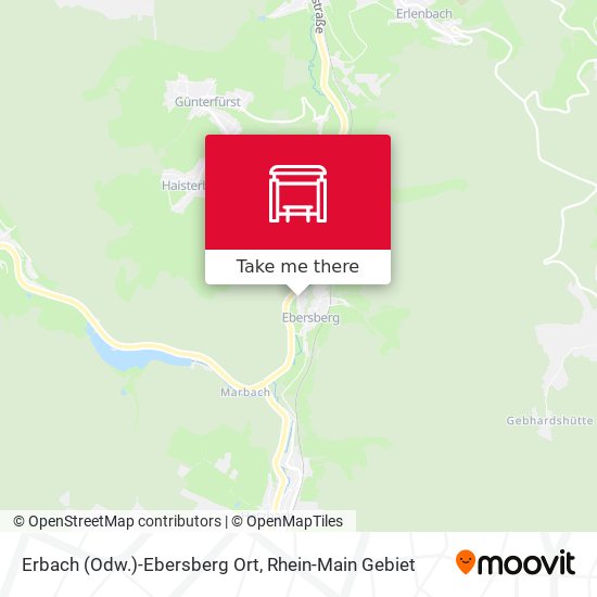 Erbach (Odw.)-Ebersberg Ort map