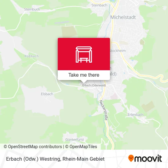 Карта Erbach (Odw.) Westring