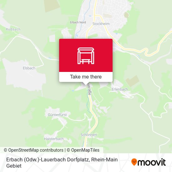 Erbach (Odw.)-Lauerbach Dorfplatz map