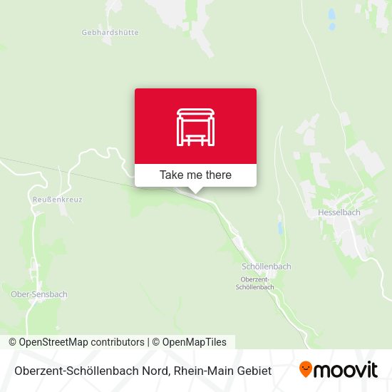 Oberzent-Schöllenbach Nord map