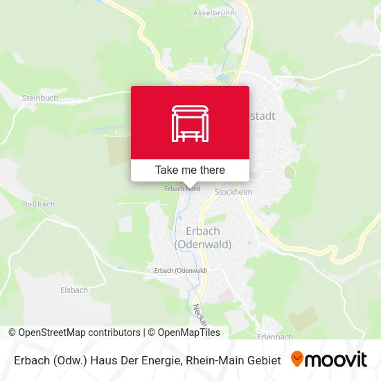 Карта Erbach (Odw.) Haus Der Energie
