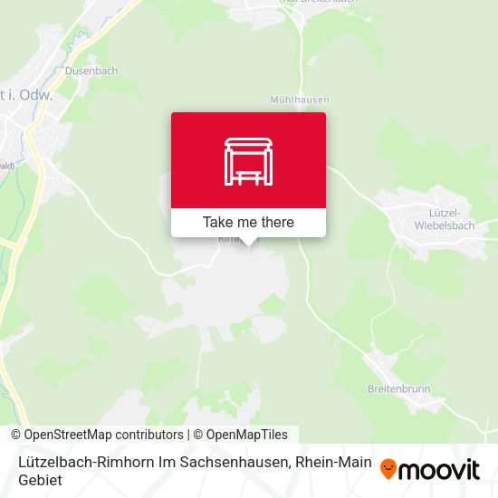 Lützelbach-Rimhorn Im Sachsenhausen map