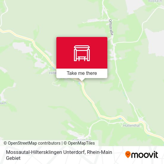 Mossautal-Hiltersklingen Unterdorf map
