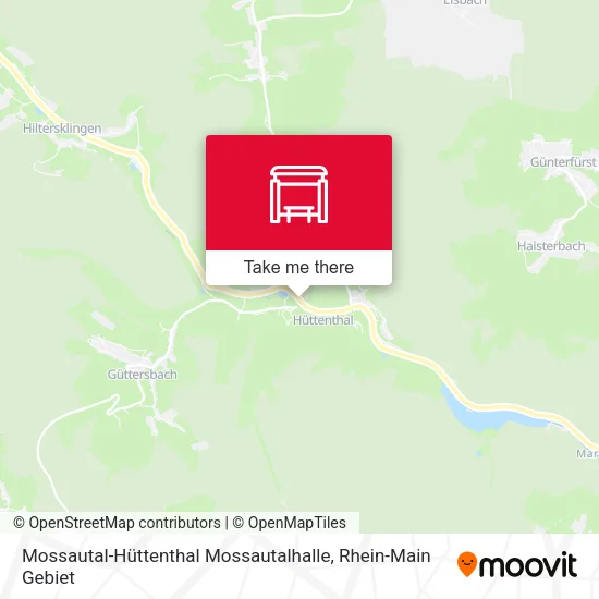 Карта Mossautal-Hüttenthal Mossautalhalle