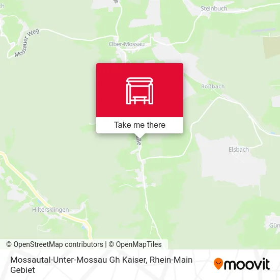 Карта Mossautal-Unter-Mossau Gh Kaiser