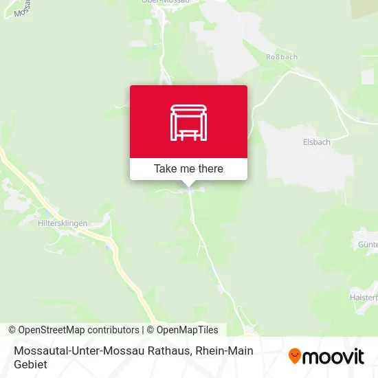 Карта Mossautal-Unter-Mossau Rathaus