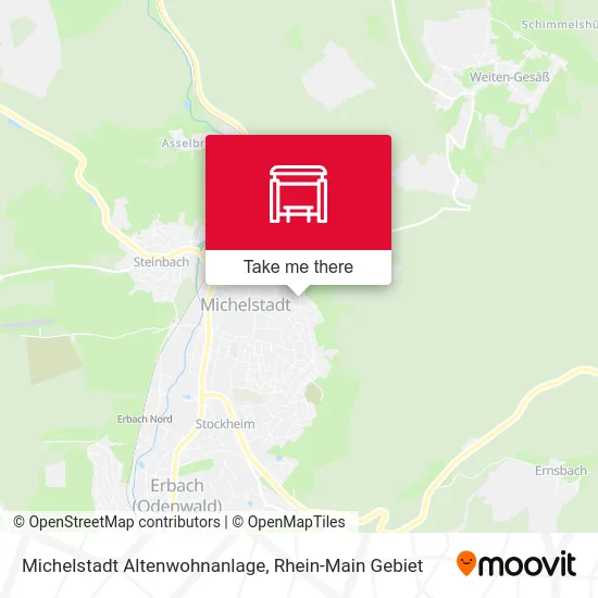 Карта Michelstadt Altenwohnanlage