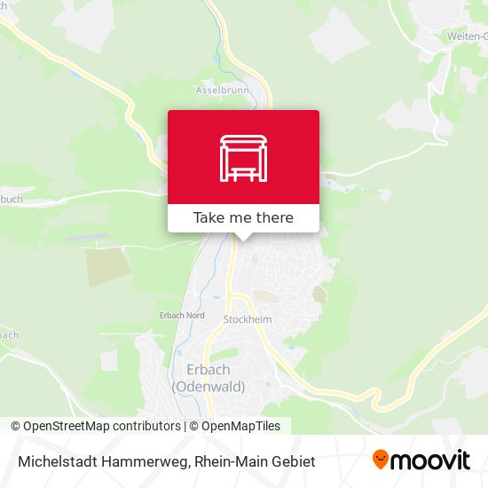 Карта Michelstadt Hammerweg