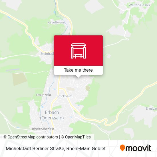 Michelstadt Berliner Straße map
